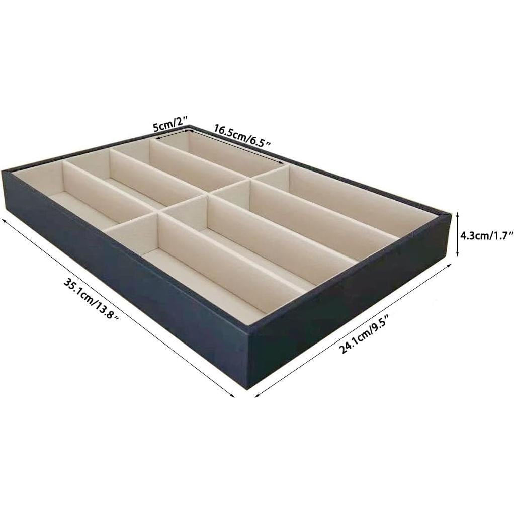 Organizador de Bandeja para Gafas Svea Display Beige 24.1x35.1 cm