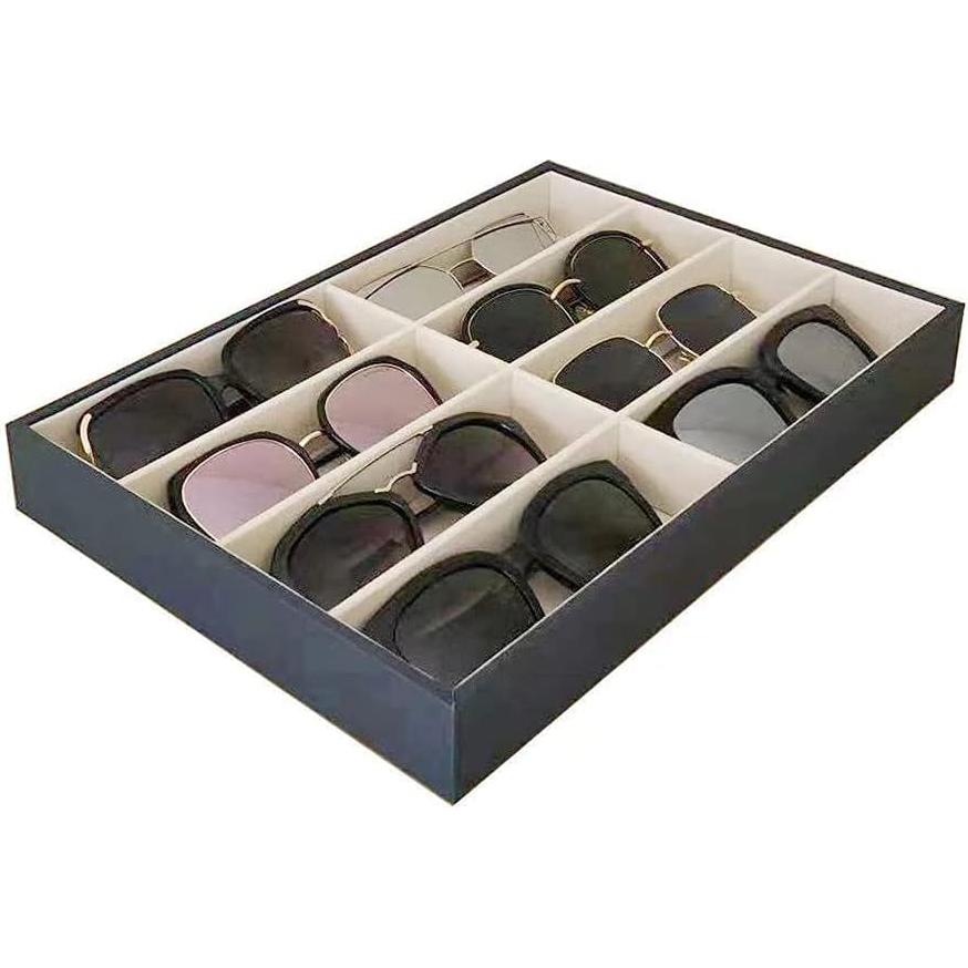 Organizador de Bandeja para Gafas Svea Display Beige 24.1x35.1 cm