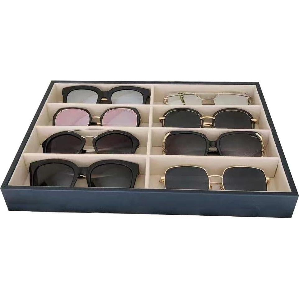Organizador de Bandeja para Gafas Svea Display Beige 24.1x35.1 cm