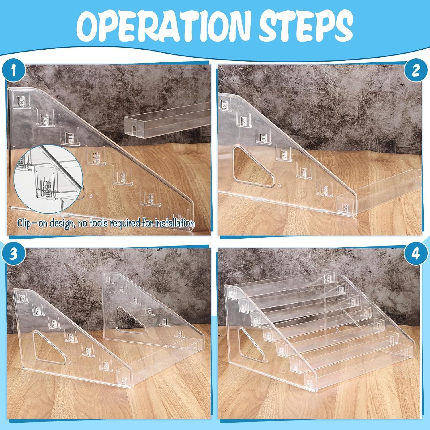 Soporte Organizador de Gafas de Sol CIEOVO Acrílico 7 Niveles