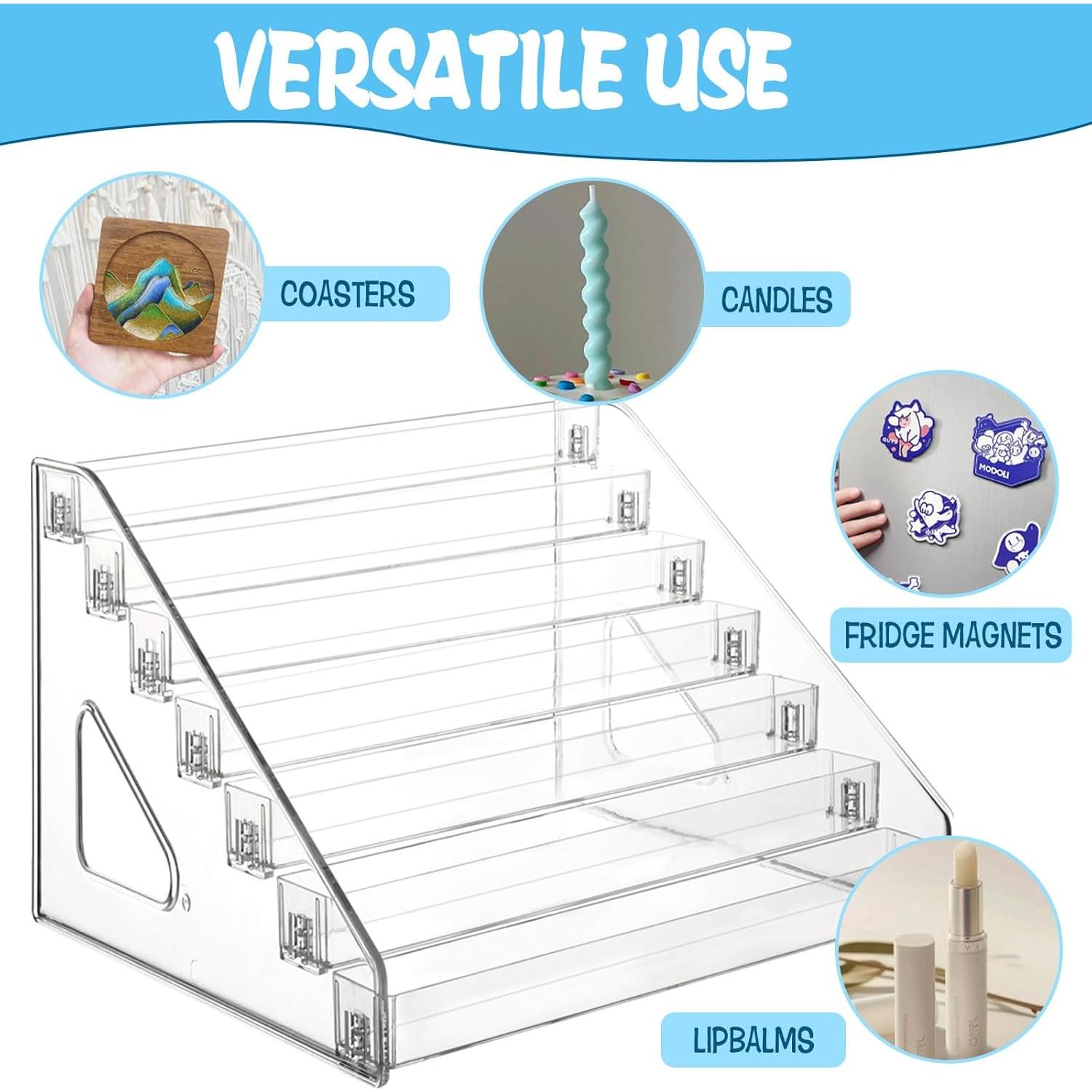 Soporte Organizador de Gafas de Sol CIEOVO Acrílico 7 Niveles