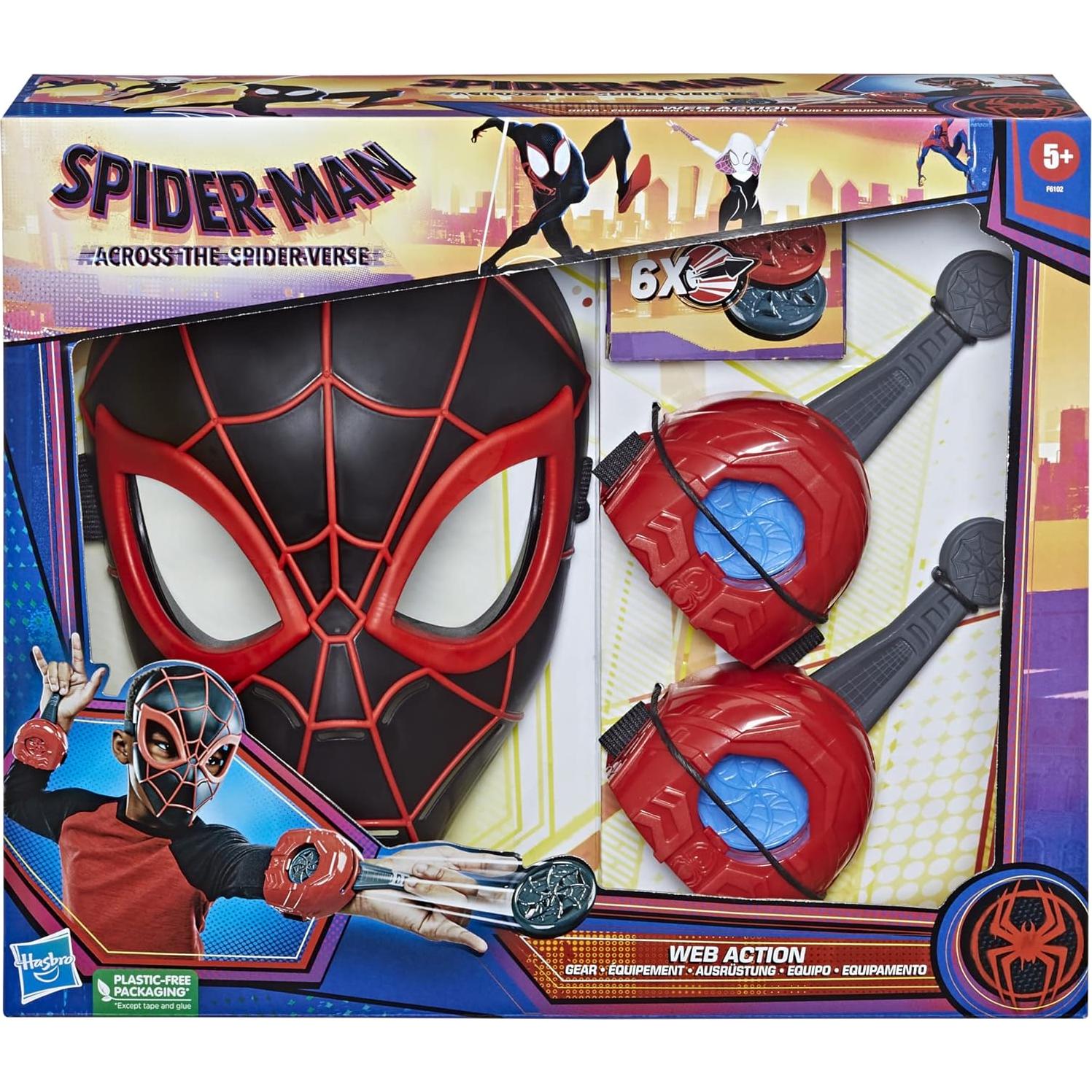 Máscara y Guanteletes Spider-Man Miles Morales - Juguete 5+