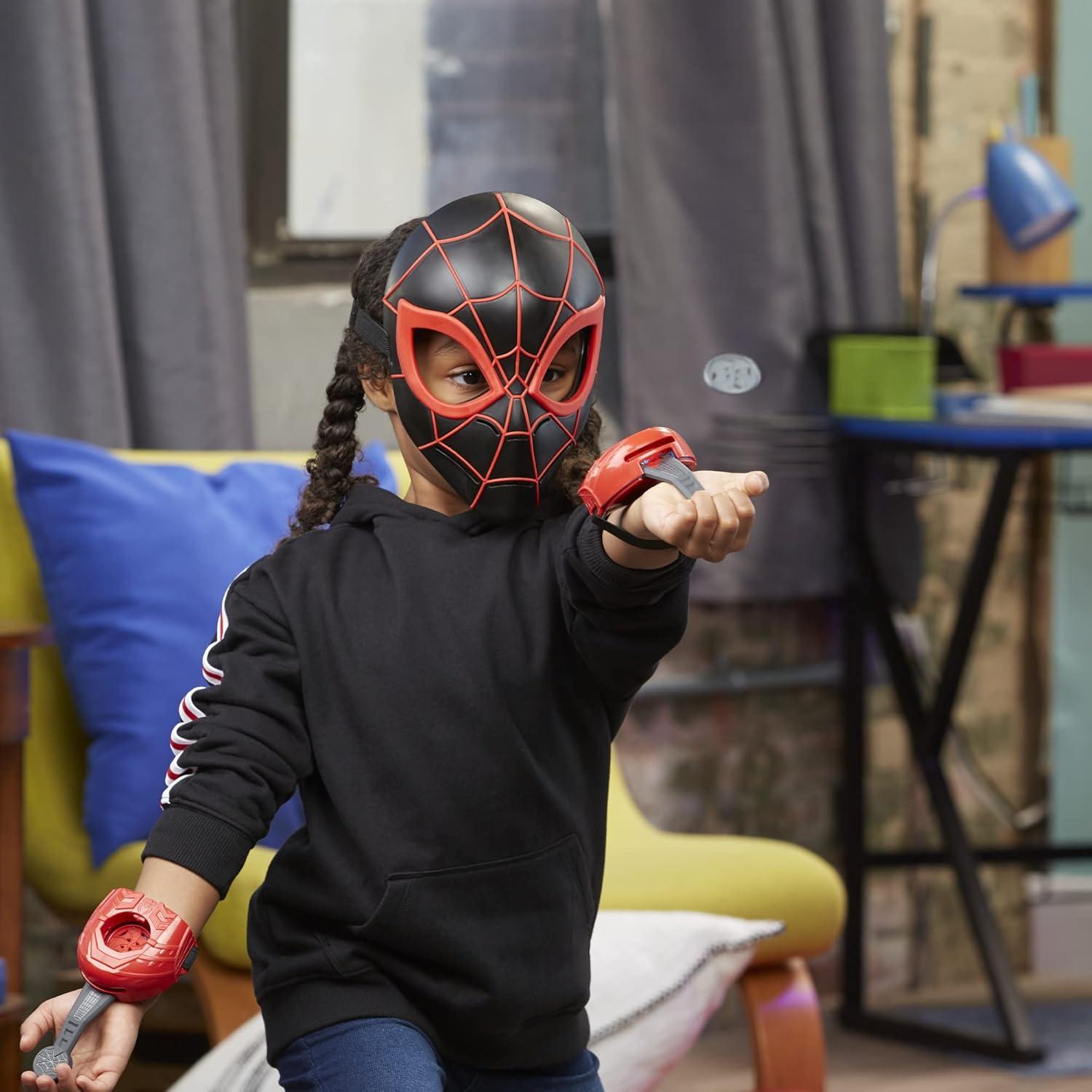 Máscara y Guanteletes Spider-Man Miles Morales - Juguete 5+