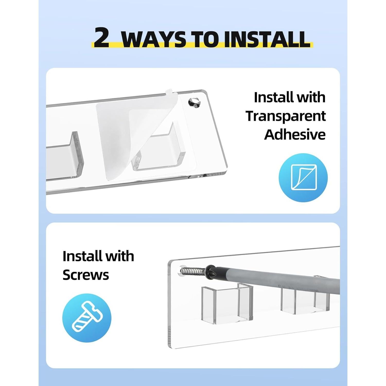 Organizador de Gafas MaxGear 3 Paquetes Acrílico Transparente