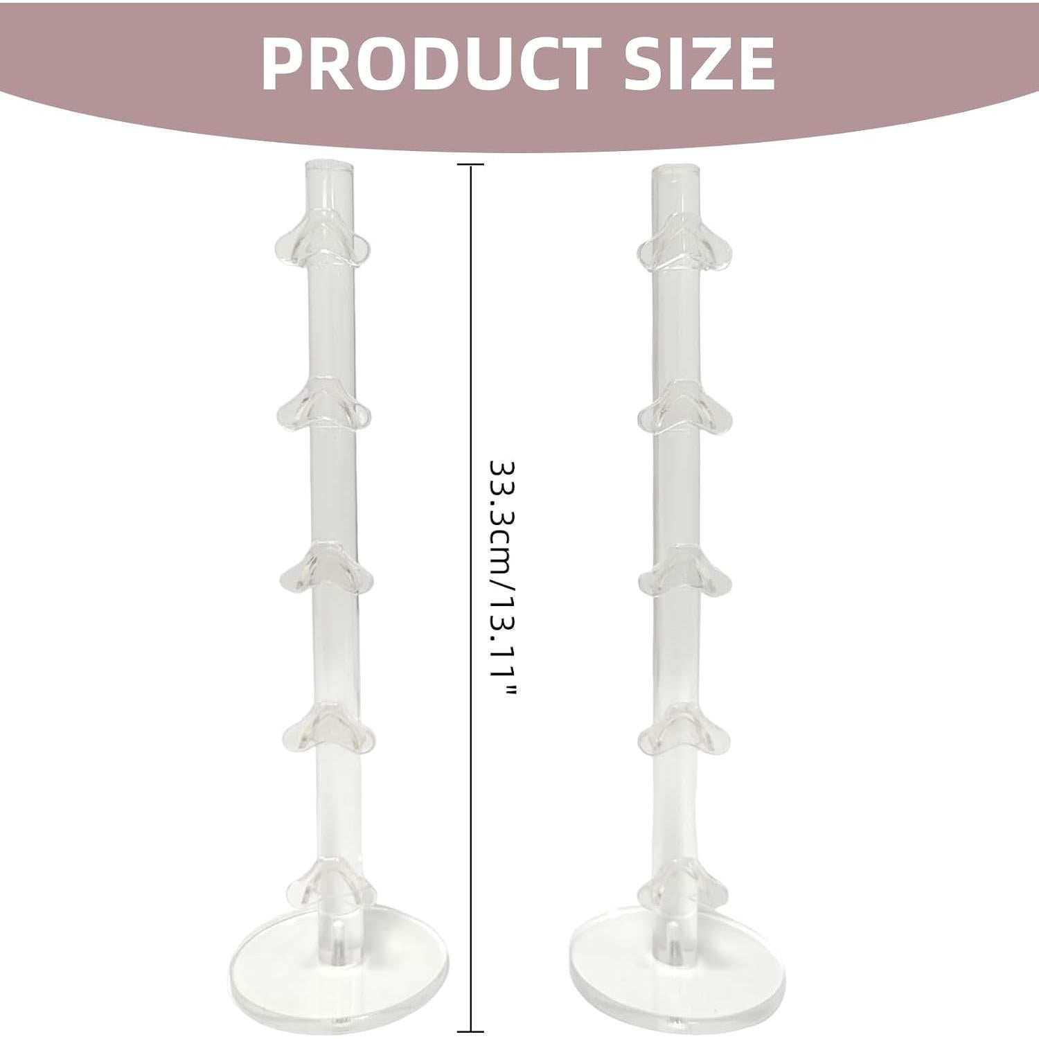 Soporte para Gafas Acrílico WEIHAOSKY 5 Capas Transparente