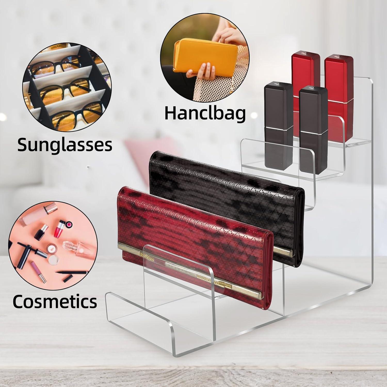 Soporte Acrílico Organizador de Bolsos 6 Niveles WEIHAOSKY