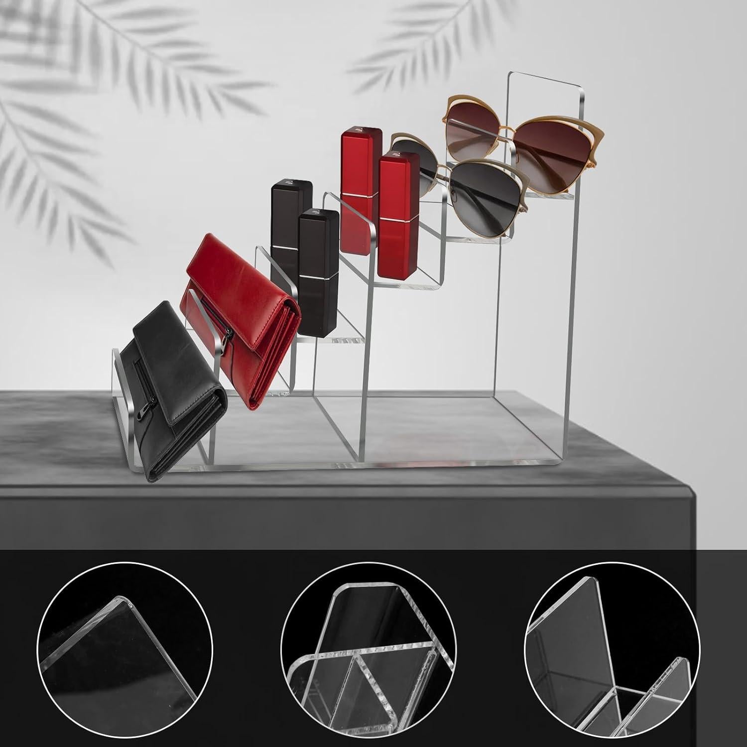 Soporte Acrílico Organizador de Bolsos 6 Niveles WEIHAOSKY