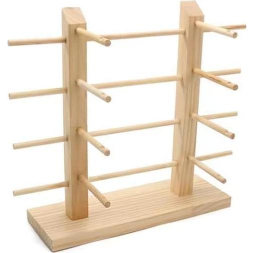 Soporte de exhibición para gafas de sol de madera 8 niveles