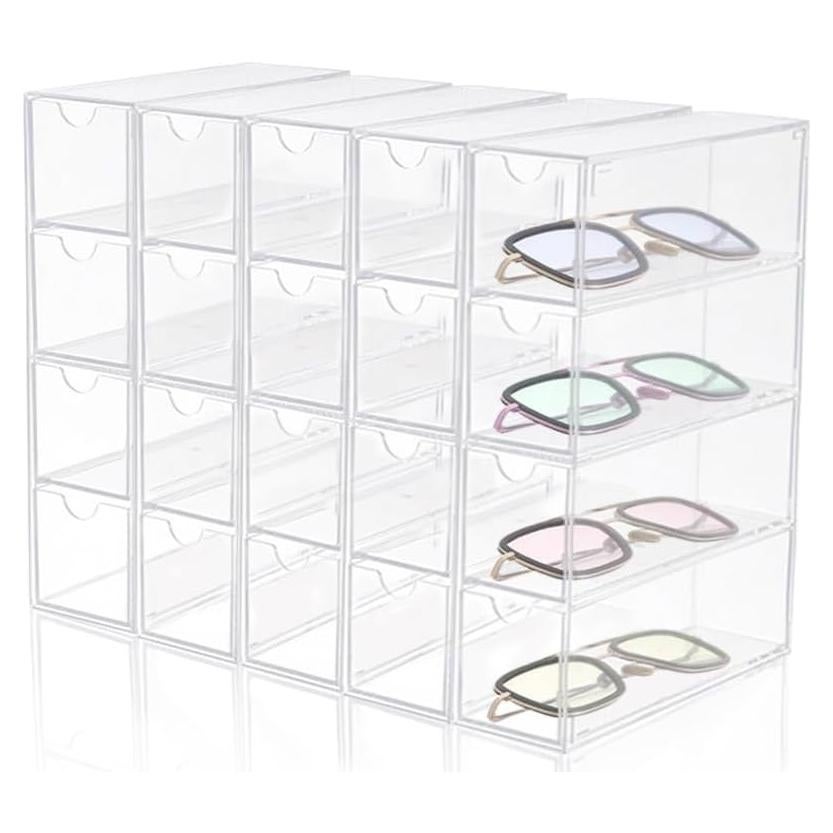 Organizador de Gafas de Sol Acrílico RETON 5 Sets 20 Cajones