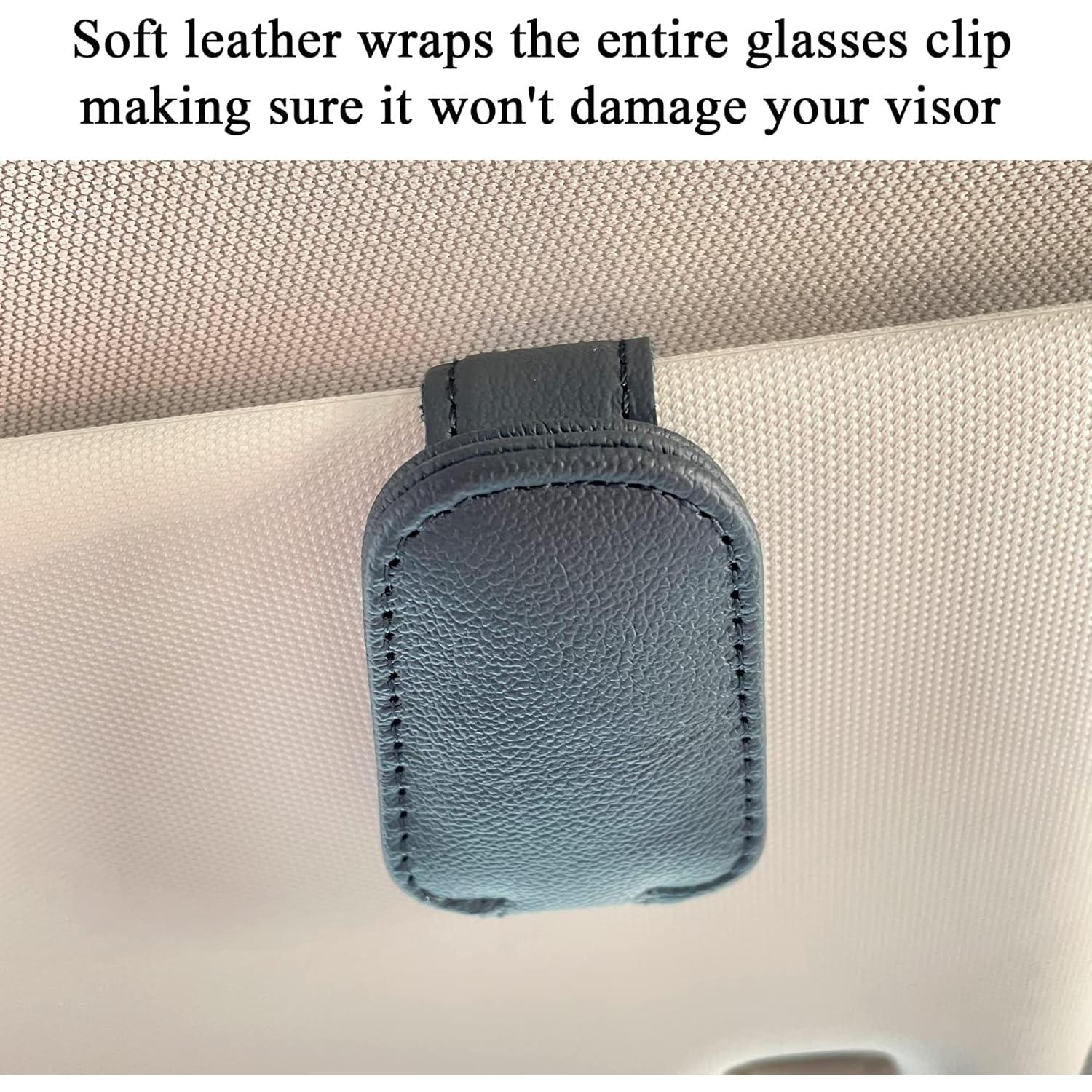 Soporte de Gafas KIWEN para Visera de Coche Negro