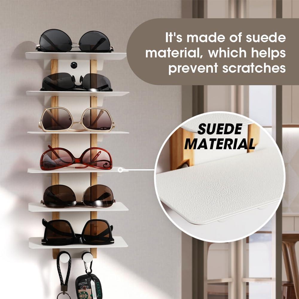 Organizador de Gafas de Sol J JACKCUBE DESIGN 6 Niveles Blanco