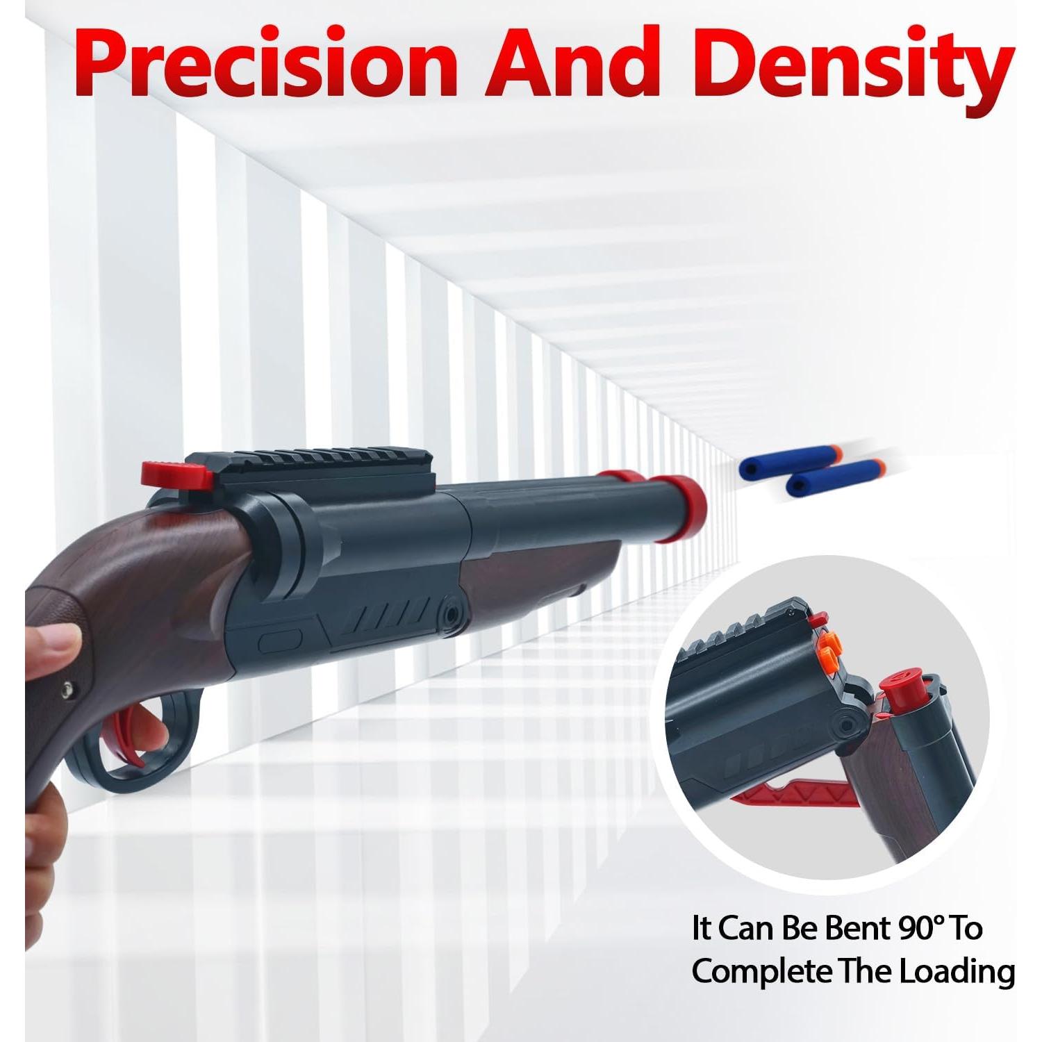 Blaster de Juguete Doble Caño - Chorro de Espuma 76 cm