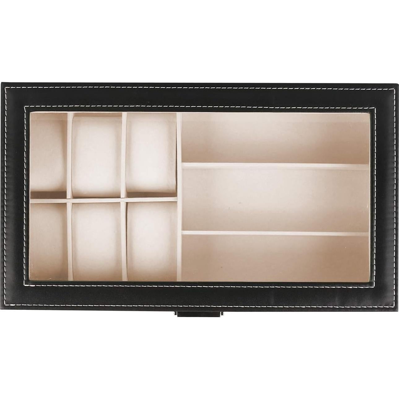 Estuche Organizador de Gafas y Relojes Jolitac 12 Compartimentos