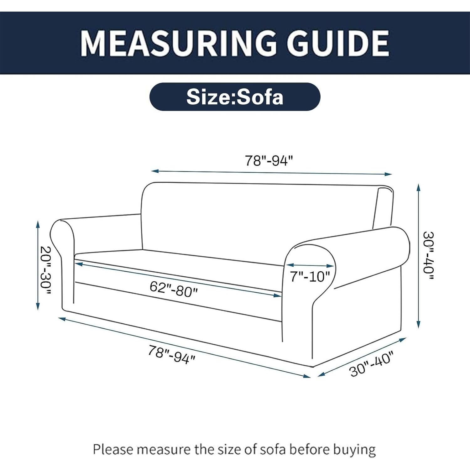 Funda elástica para sofá 3 cojines Cupuamon negra