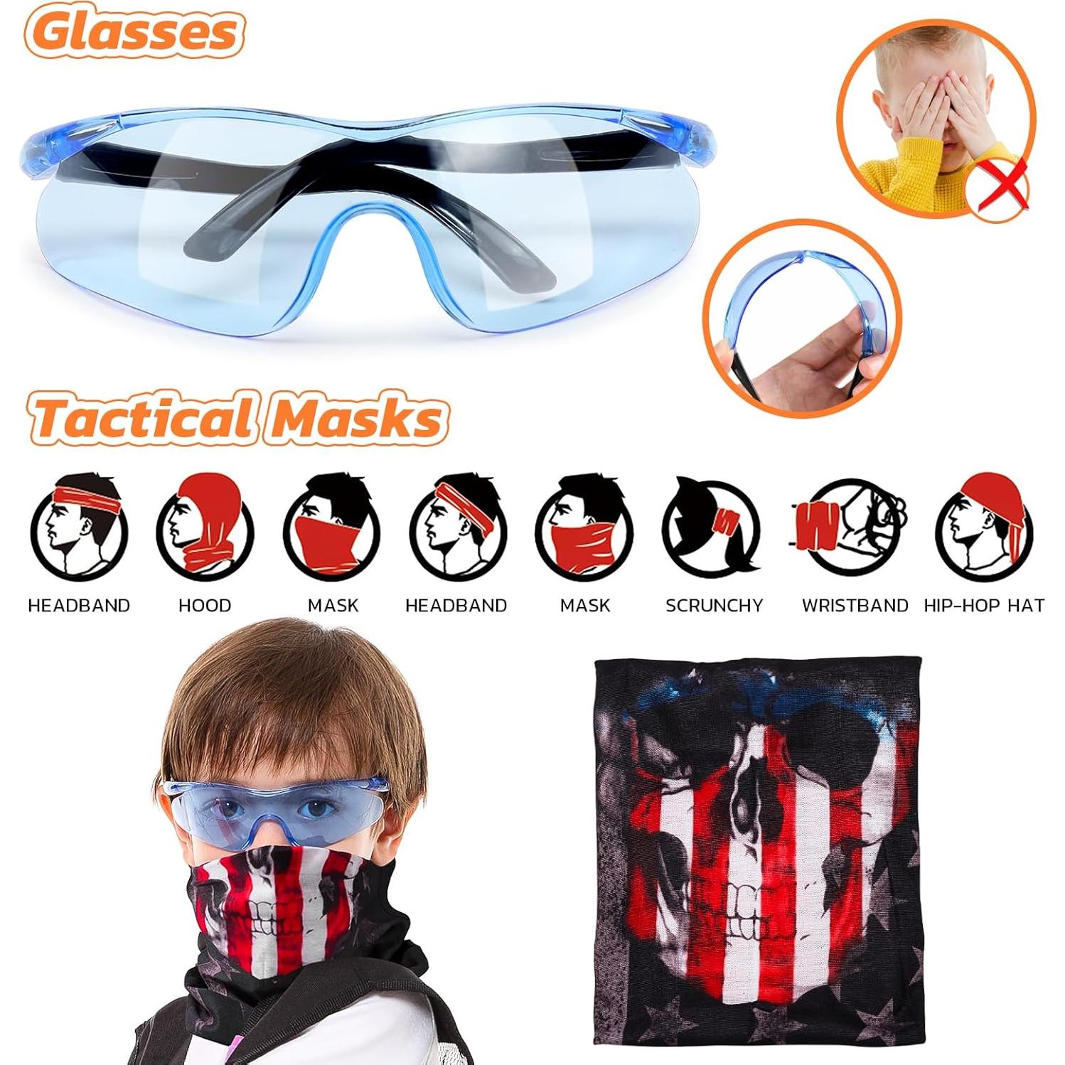 Chaleco Táctico UWANTME para Niños con Dardos y Más