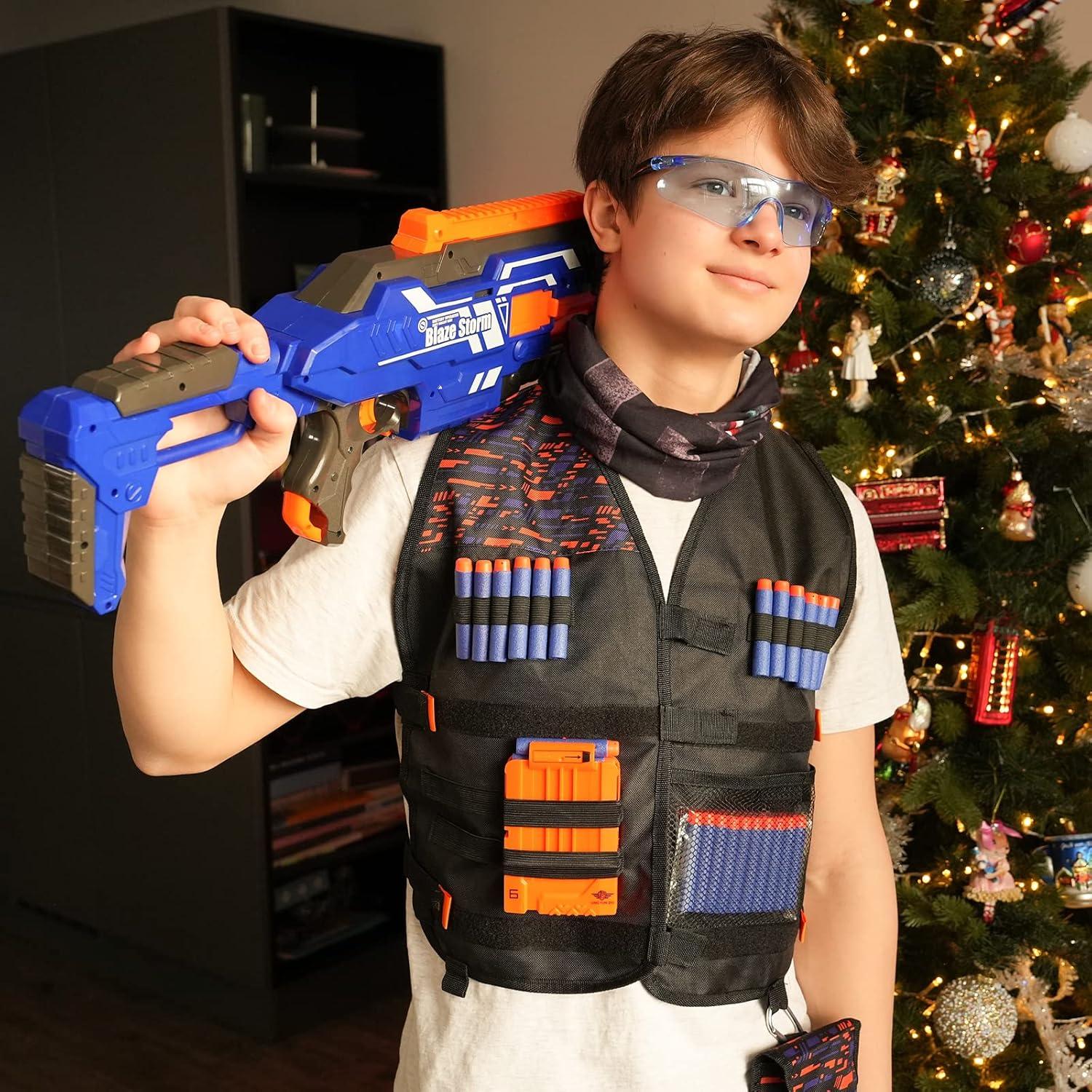 Chaleco Táctico UWANTME para Niños con Dardos y Más