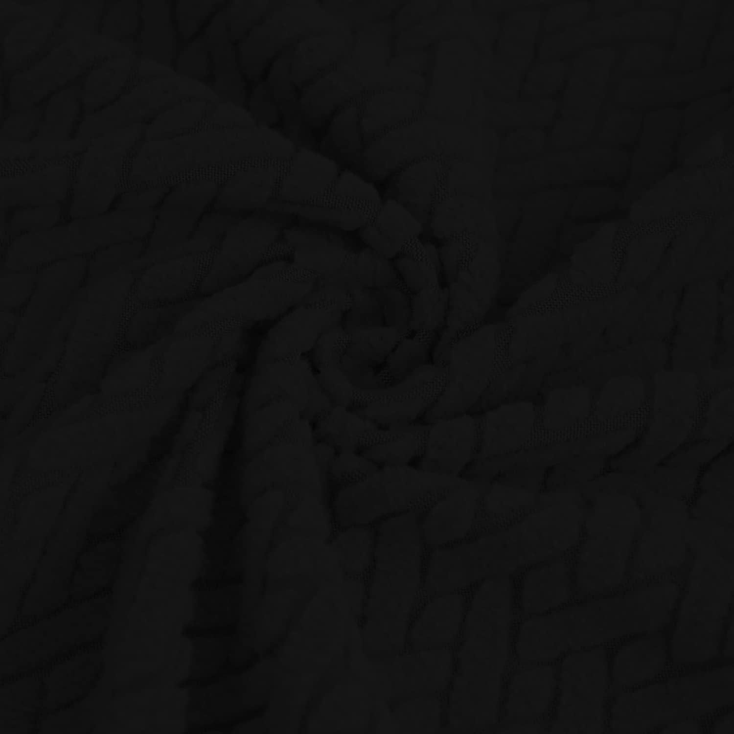 Funda de Sofá Jacquard Easy-Going Negra 1 Pieza Antideslizante