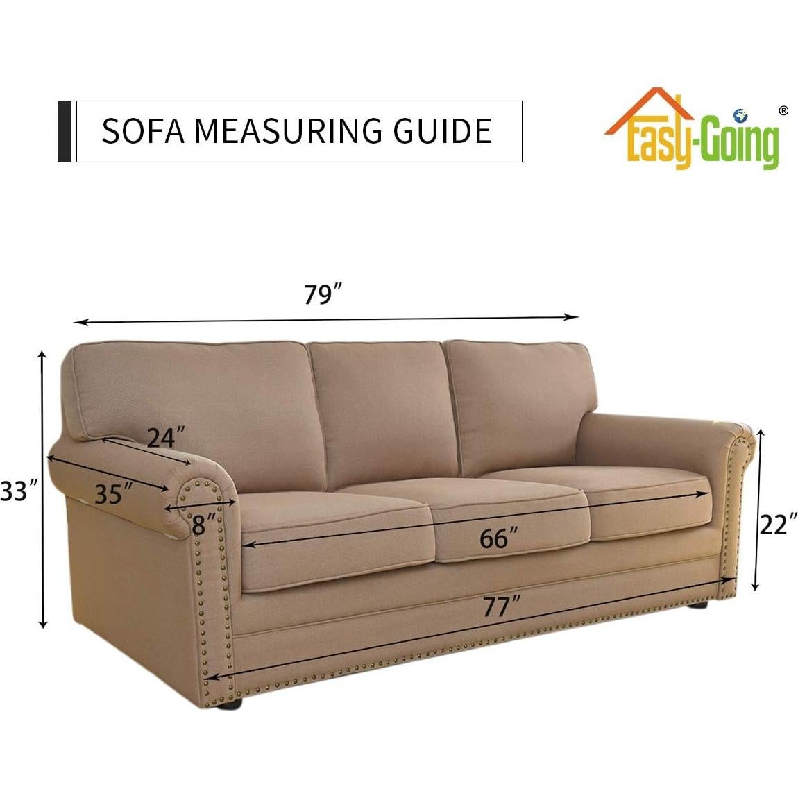 Funda de Sofá Stretch Easy-Going Chocolate Grande