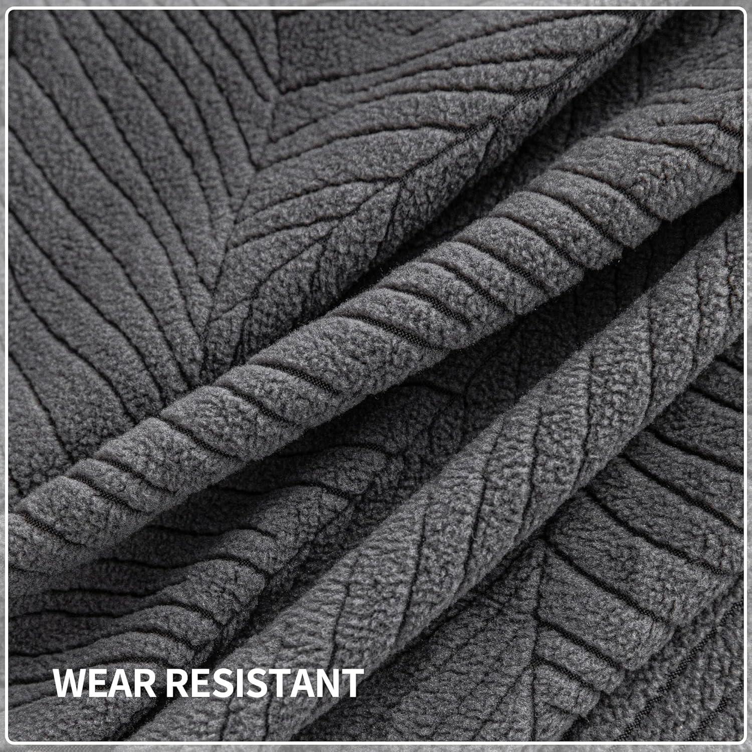 Funda de Sofá Seccional QIANMEW Gris Oscuro Lavable 1PC