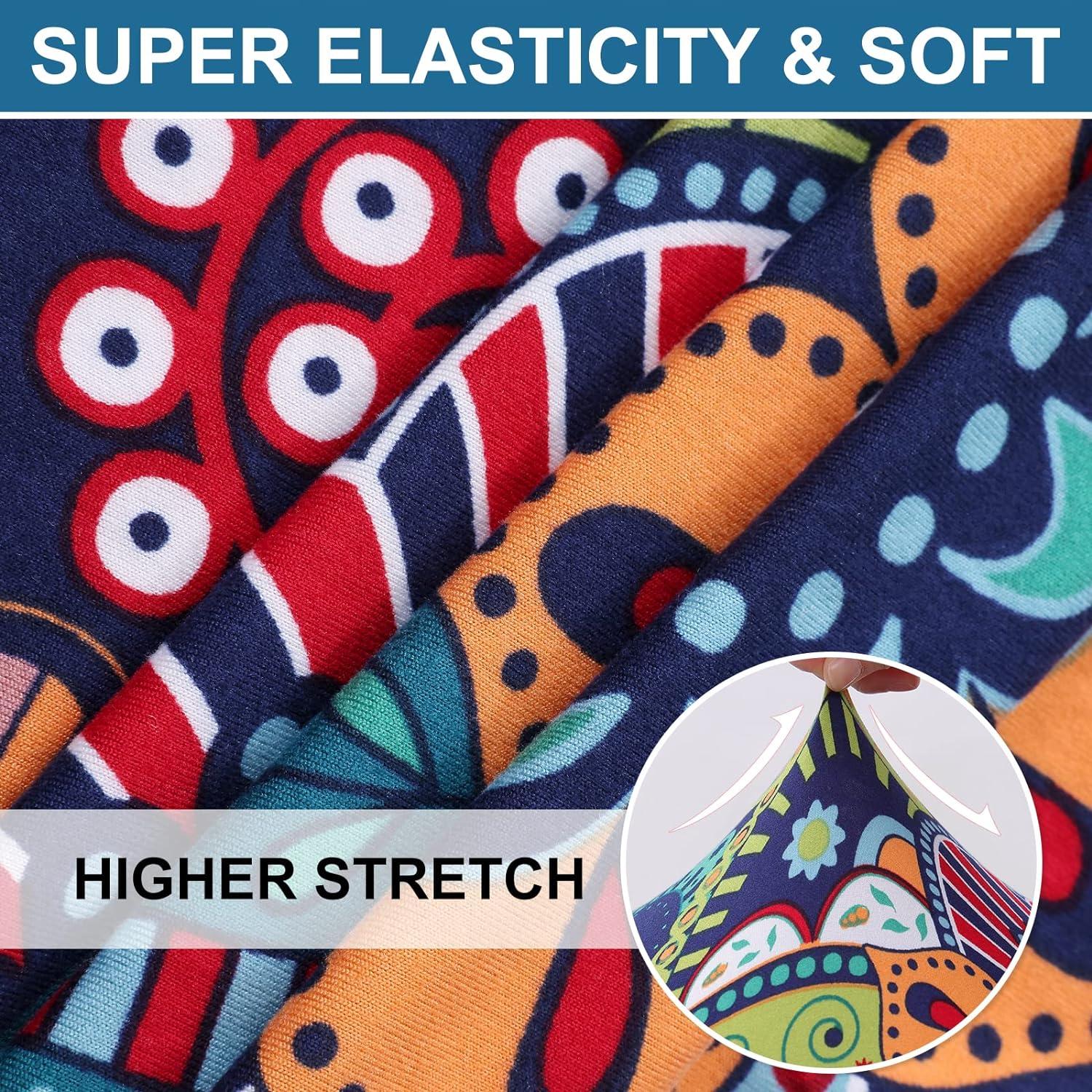 Funda de sofá Smiry elástica y lavable azul verde 1 paquete