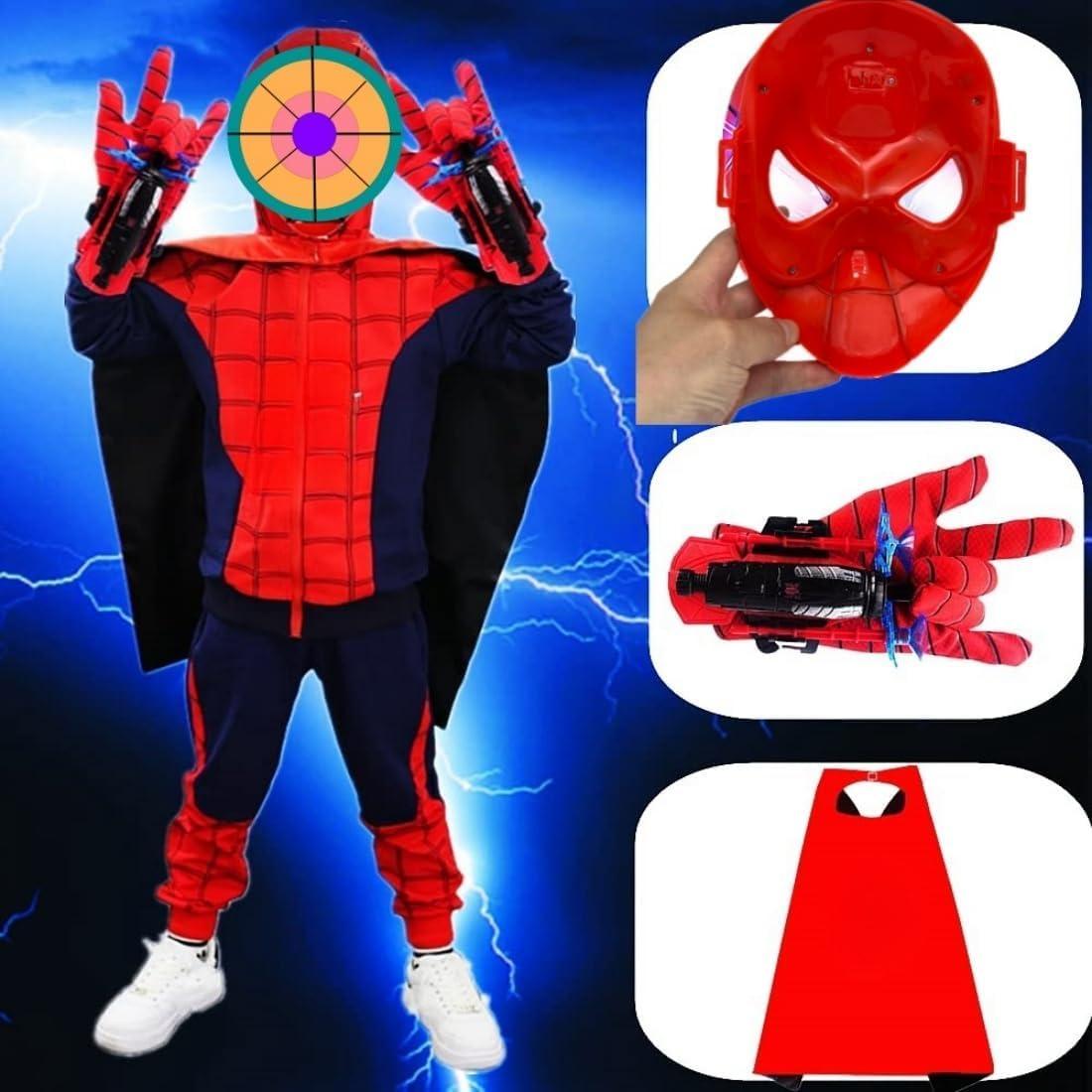 Set de Superhéroe Ronolezety con Capa y Máscara LED