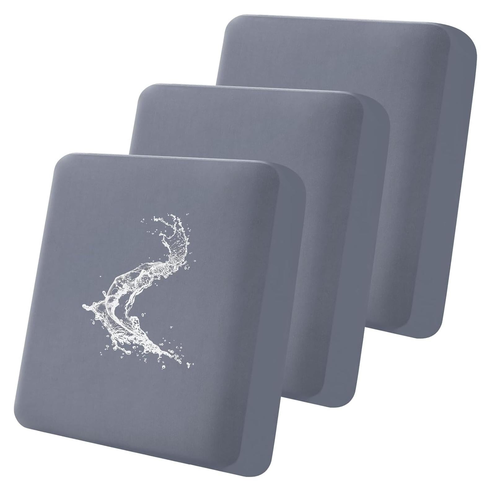 Cubiertas de cojines de sofá impermeables Smiry 3 paquetes gris