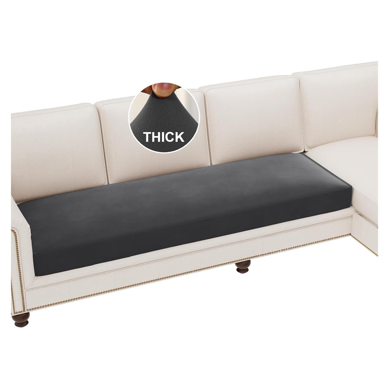 H.VERSAILTEX Funda de Sofá Estirable 3 Cojines Gris