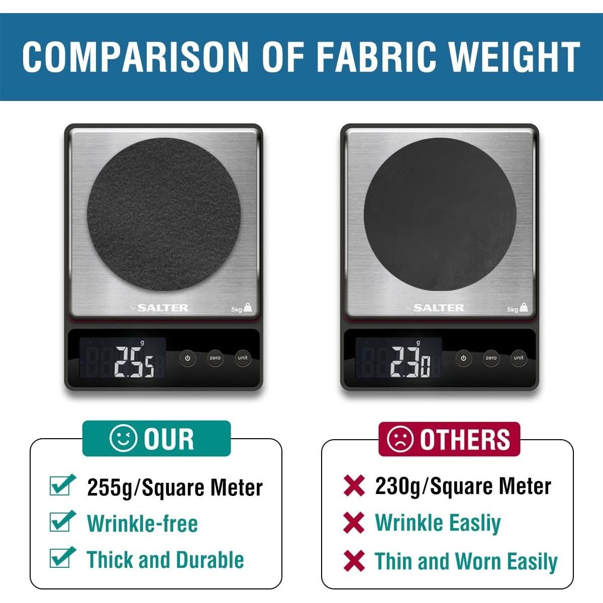 H.VERSAILTEX Funda de Sofá Estirable 3 Cojines Gris