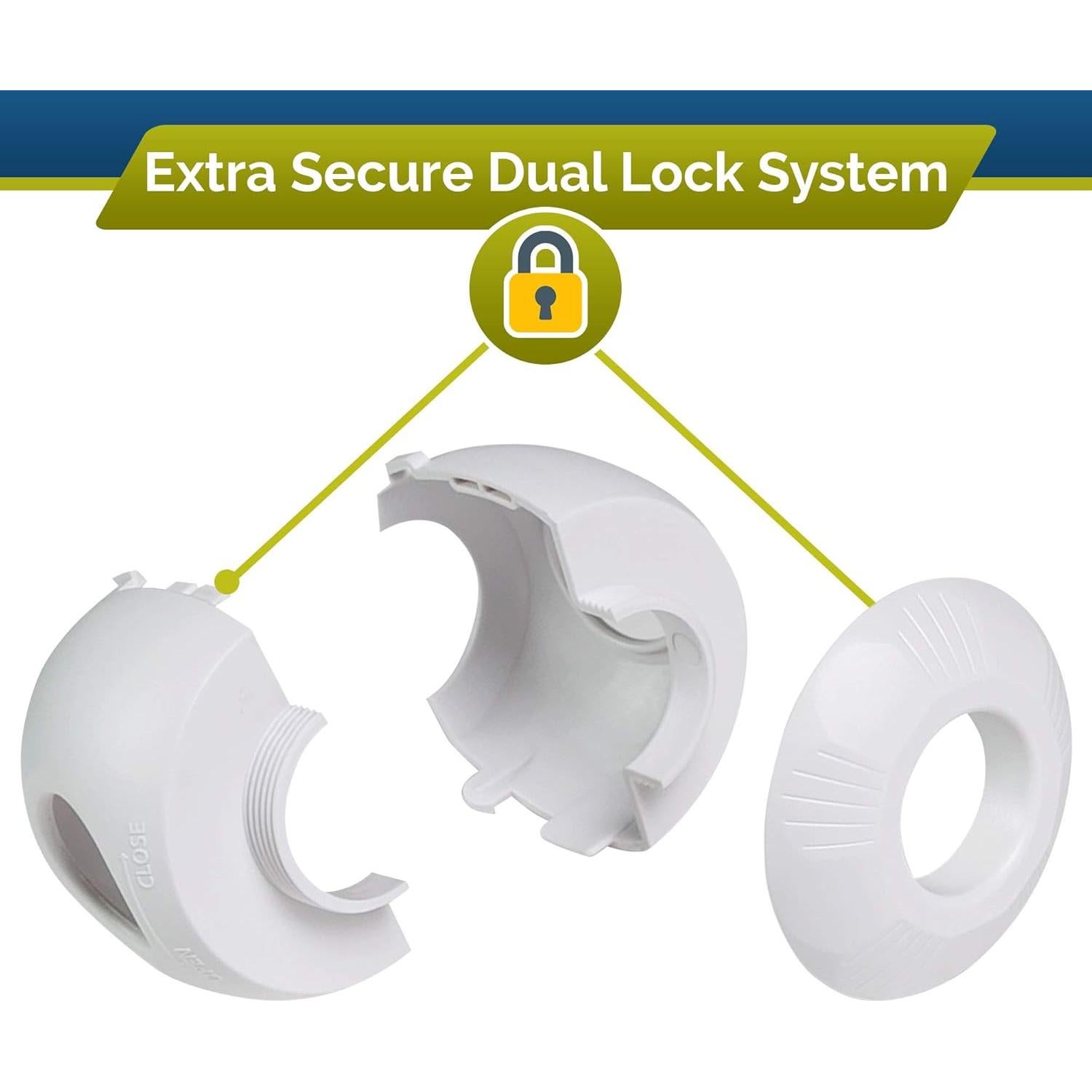 Cubiertas de pomo de puerta Wappa Baby - Seguridad infantil (4 unidades)