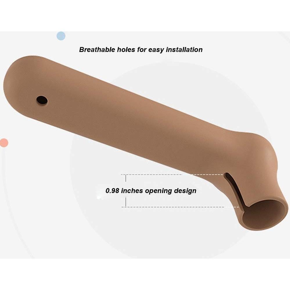 Cubiertas de Manijas de Puerta de Silicona Elfzone 4 Pcs