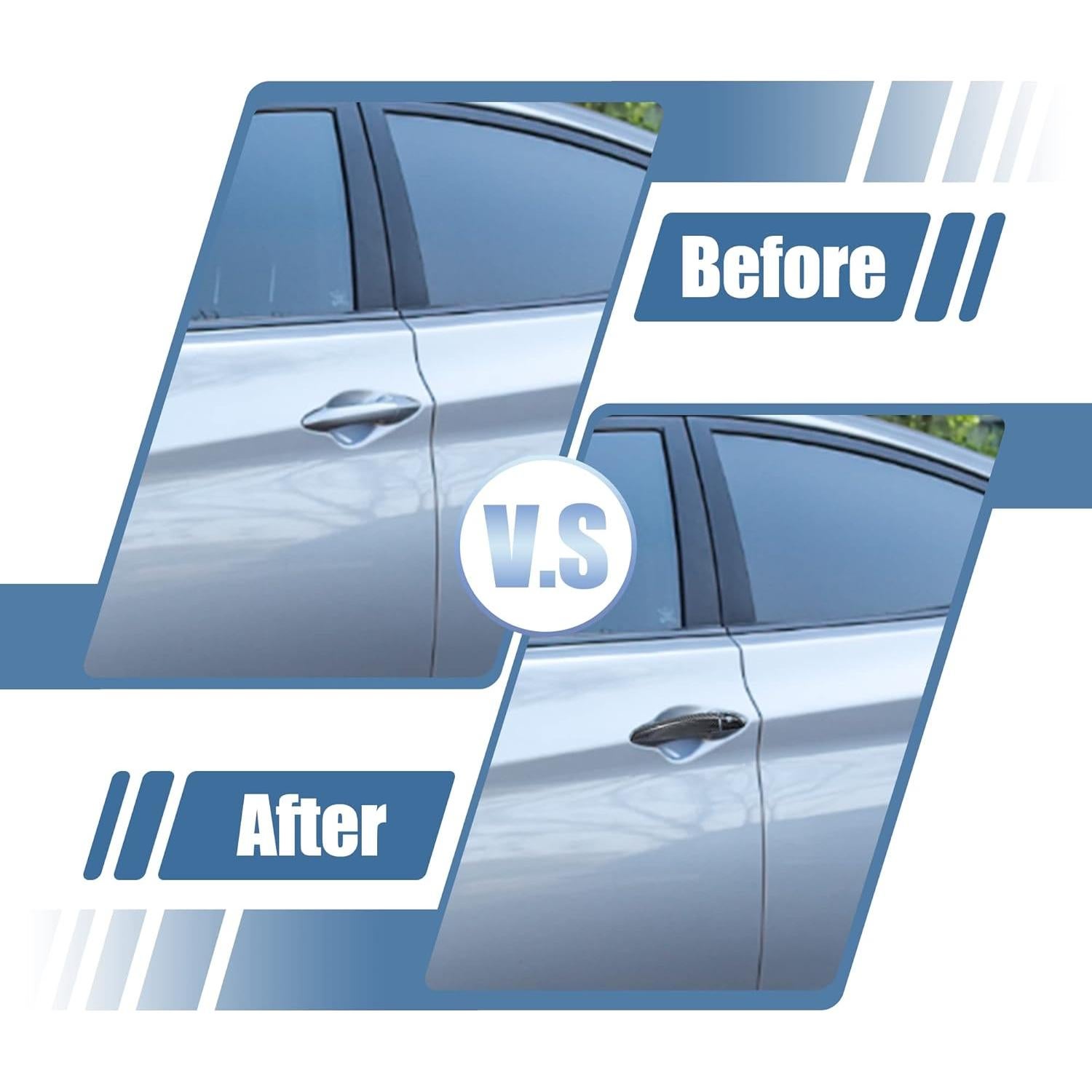 Cubierta de Manija de Puerta Exterior ABS X AUTOHAUX para Hyundai Elantra 2017-2020