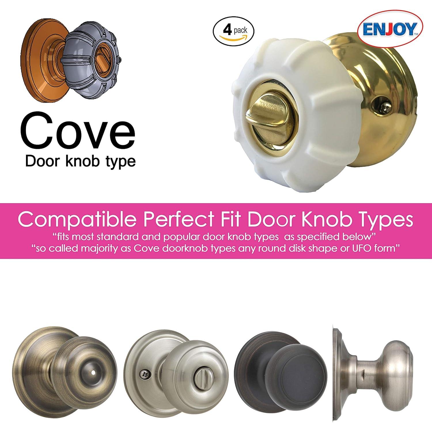 Cubierta Antideslizante para Perillas de Puerta Enjoy Cover - 4 Unidades