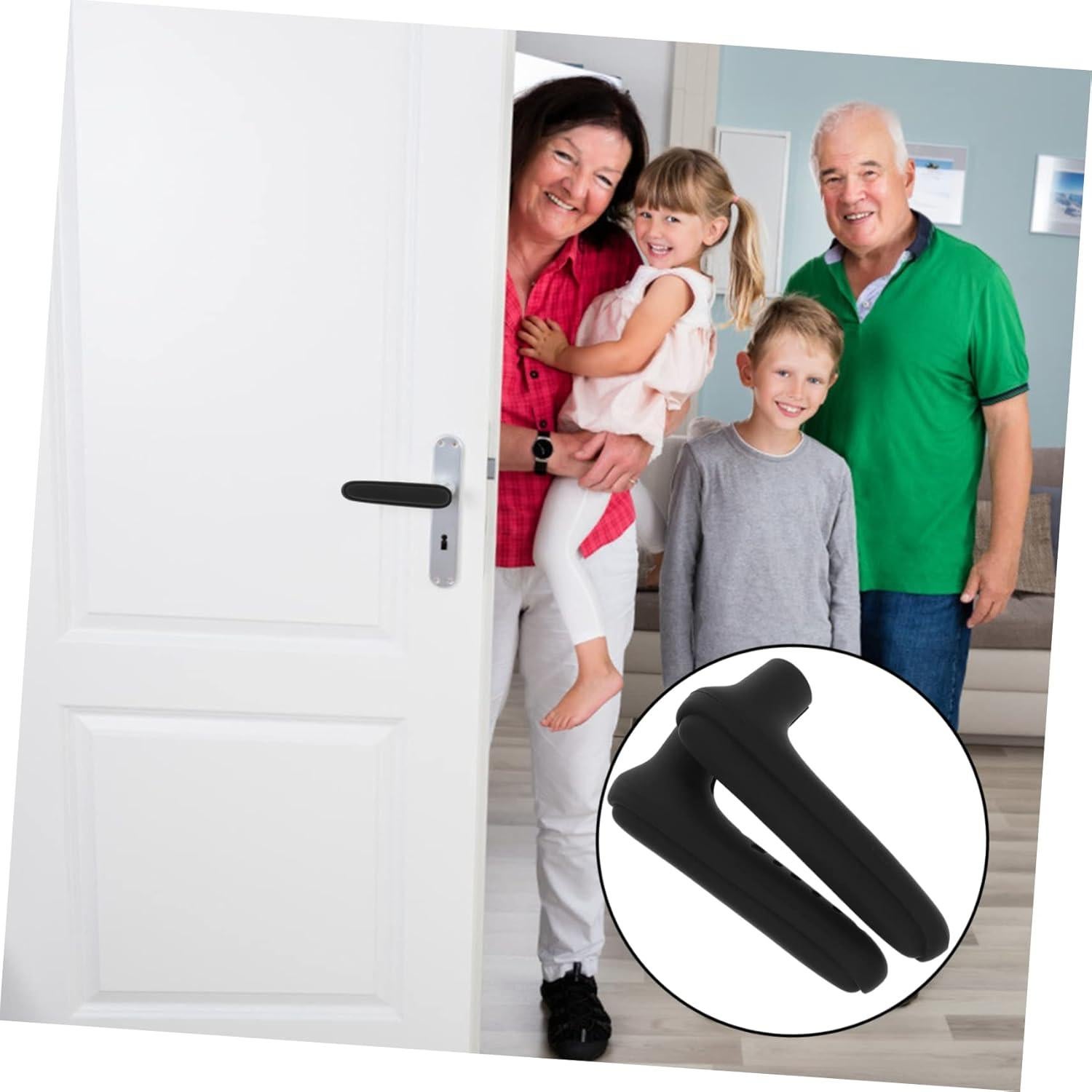 Cubiertas de Pomo de Puerta de Silicona 2 Piezas - Seguridad Niños