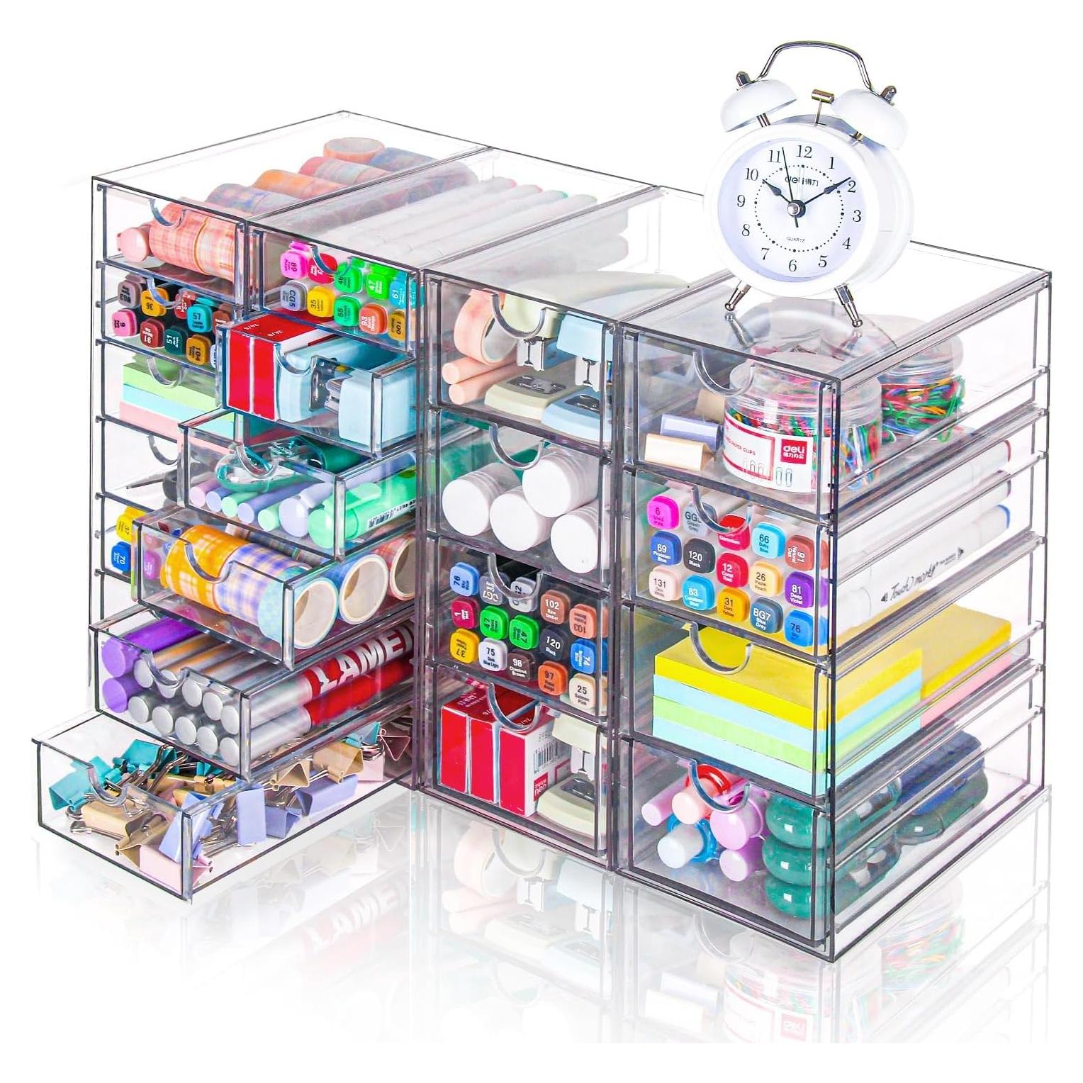 Organizador Acrílico VZKAH 20 Cajones 4 Conjuntos Transparente