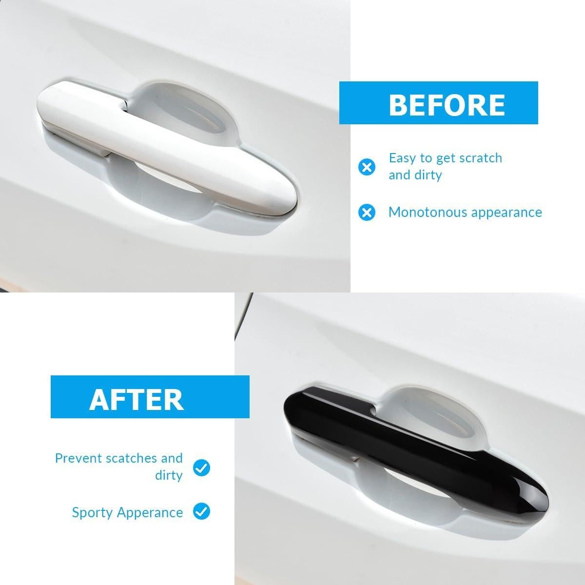 Cubierta de Manija de Puerta DLOVEG para Toyota Rav4 2019-2025