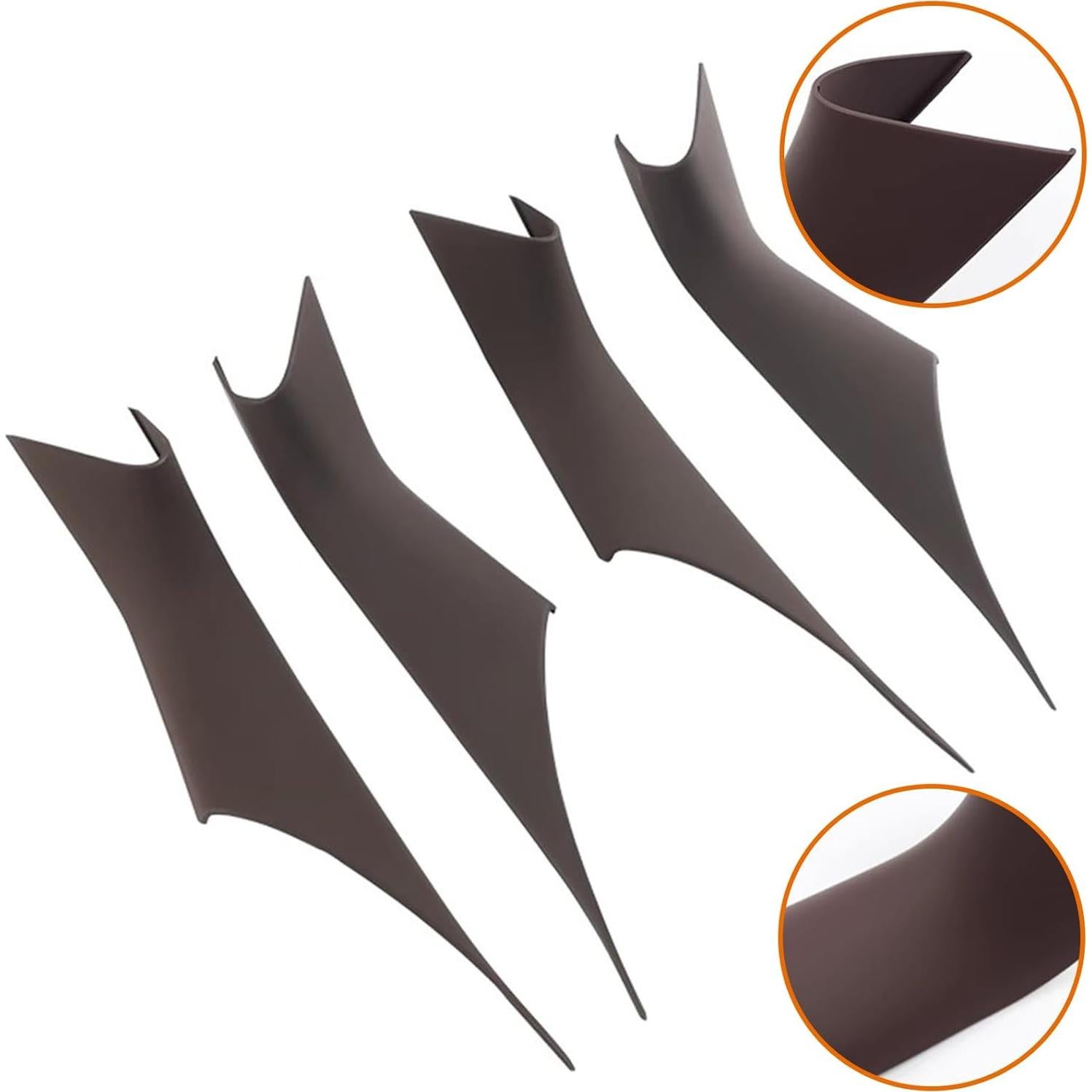 Cubierta de Manija de Puerta BMW 5 G30 G31 4PCS Marrón