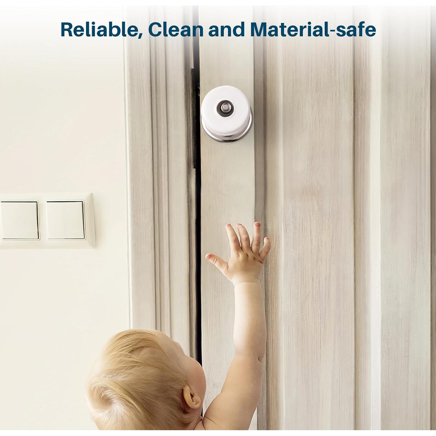 Cubierta de pomo de puerta Inaya para bebés - Transparente