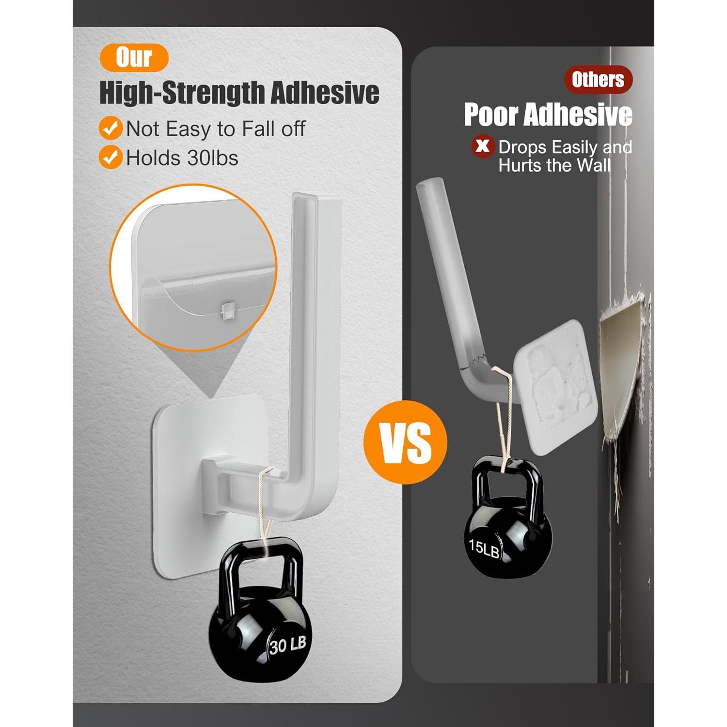 Soporte para Sombreros Sunfanie Paquete de 4 Adhesivos