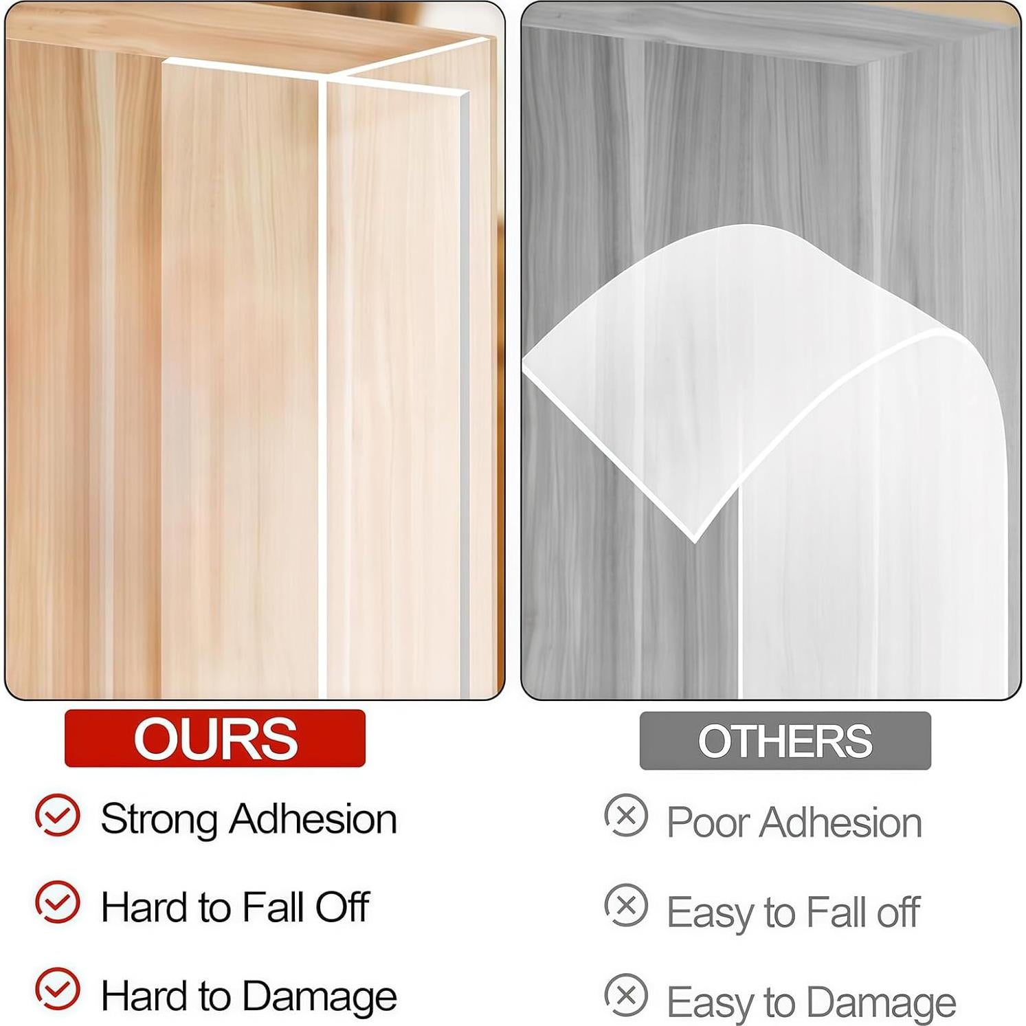 Sello de puerta WEZKYLCG con burlete en T 5 cm x 6.1 m