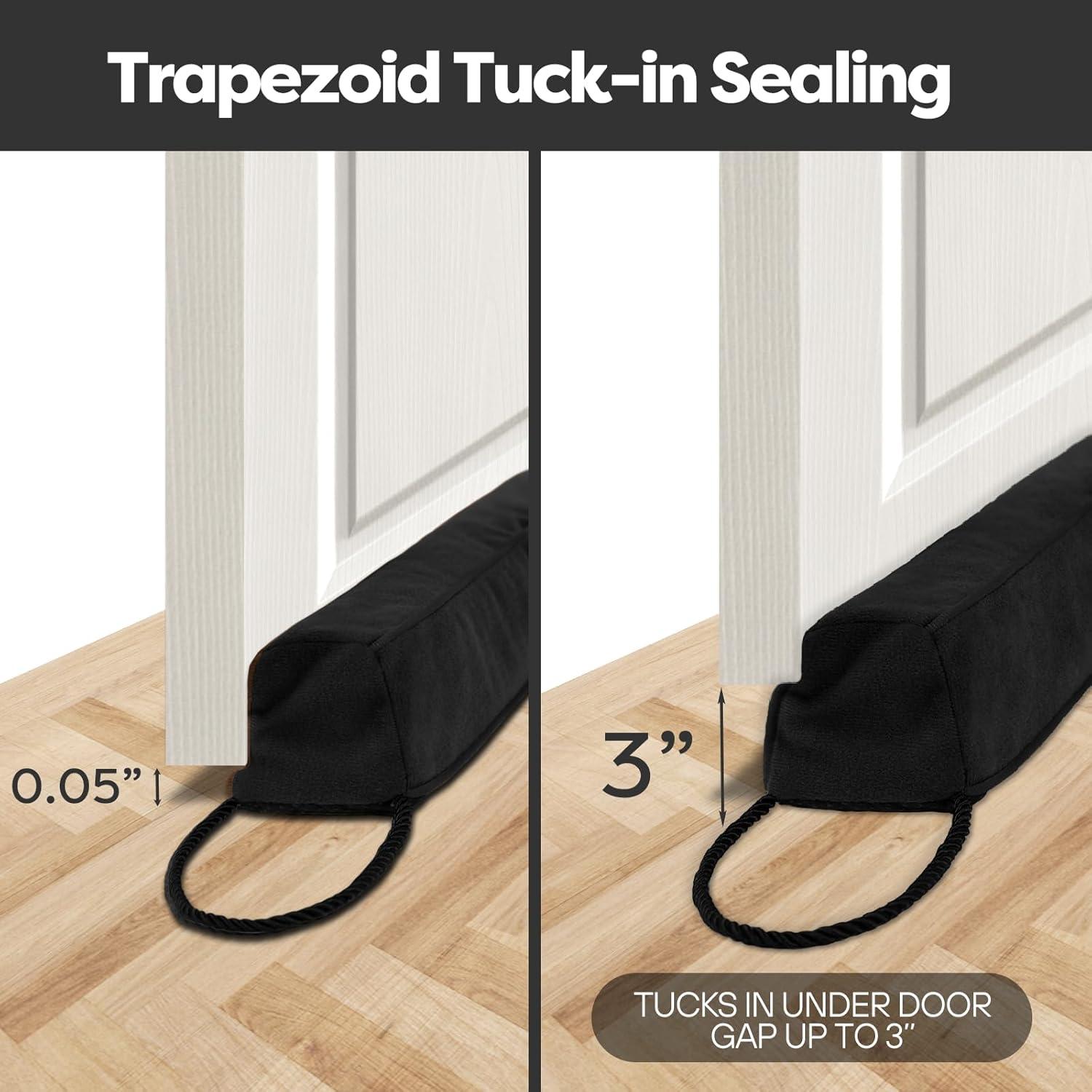 Tapón de Draft Comfyanno 96,5 cm Negro para Puerta