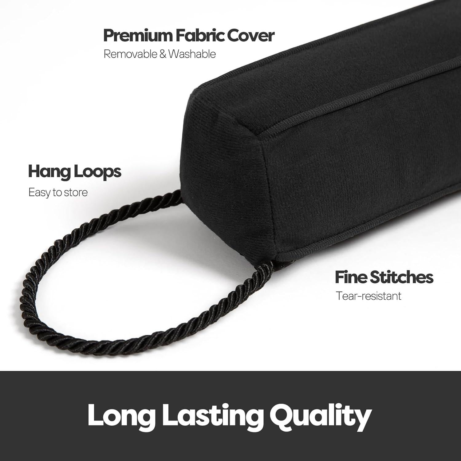 Tapón de Draft Comfyanno 96,5 cm Negro para Puerta