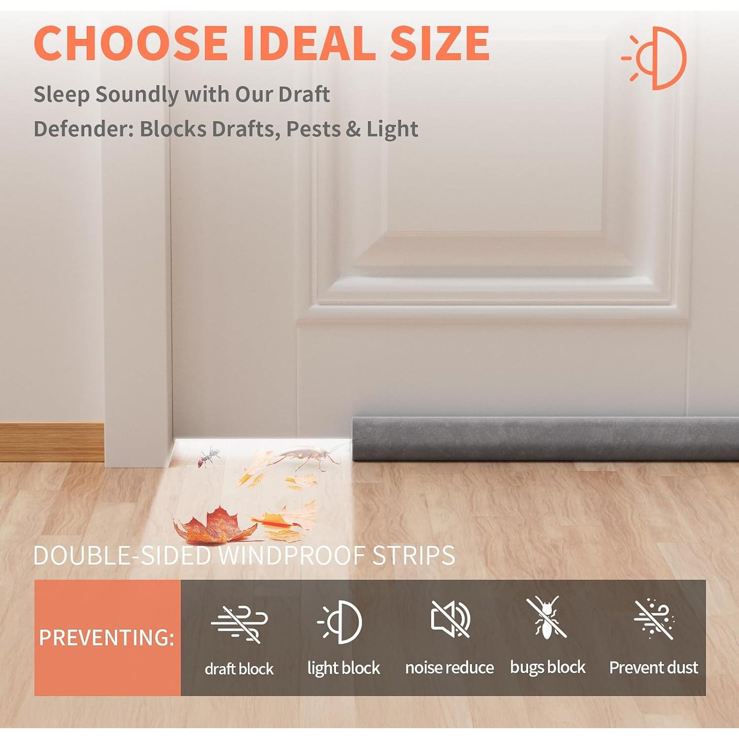 Tapón para Corrientes de Aire BKSAI 71-81 cm Gris