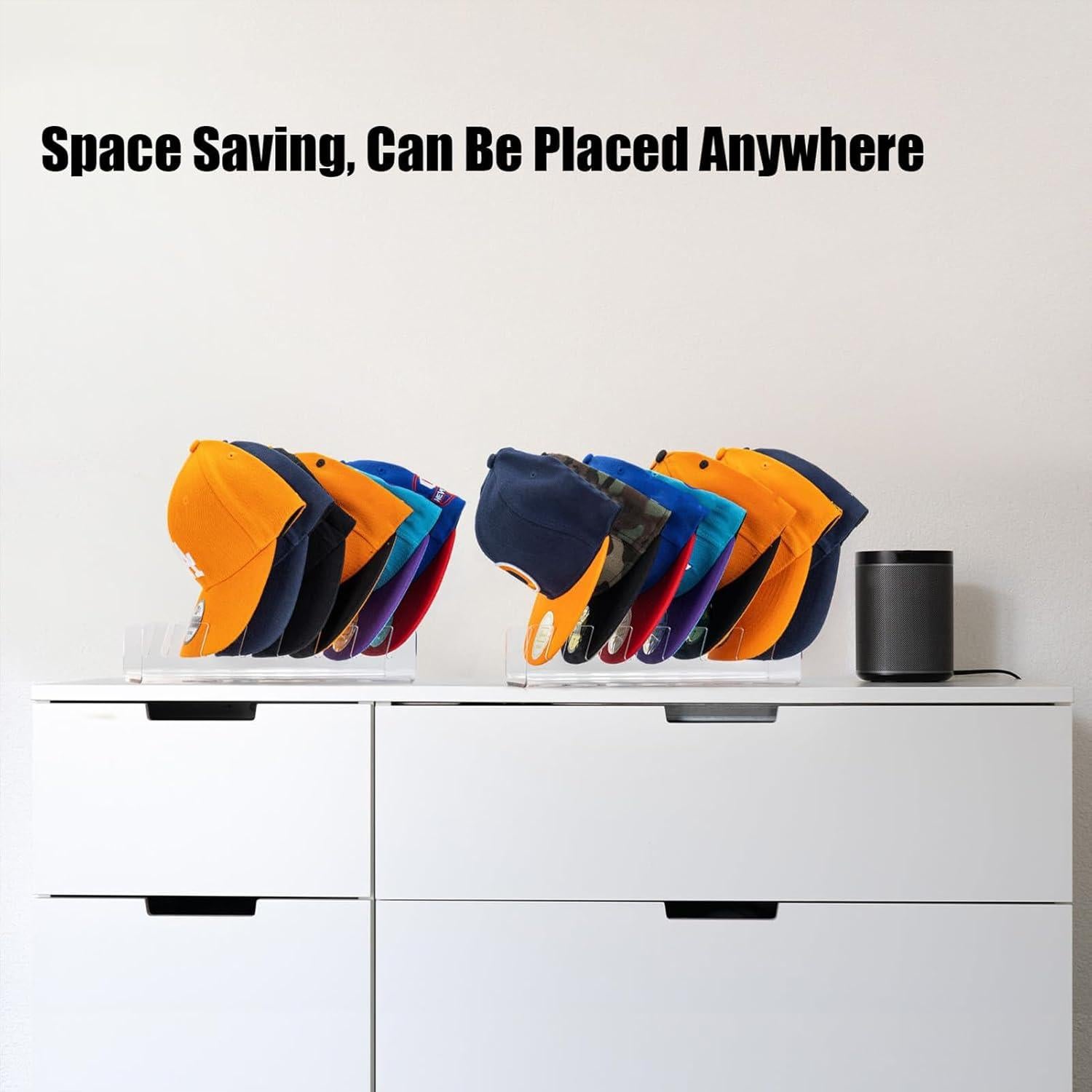 Soporte para Sombreros Sloworld Acrílico 2 Piezas 14 Sombreros