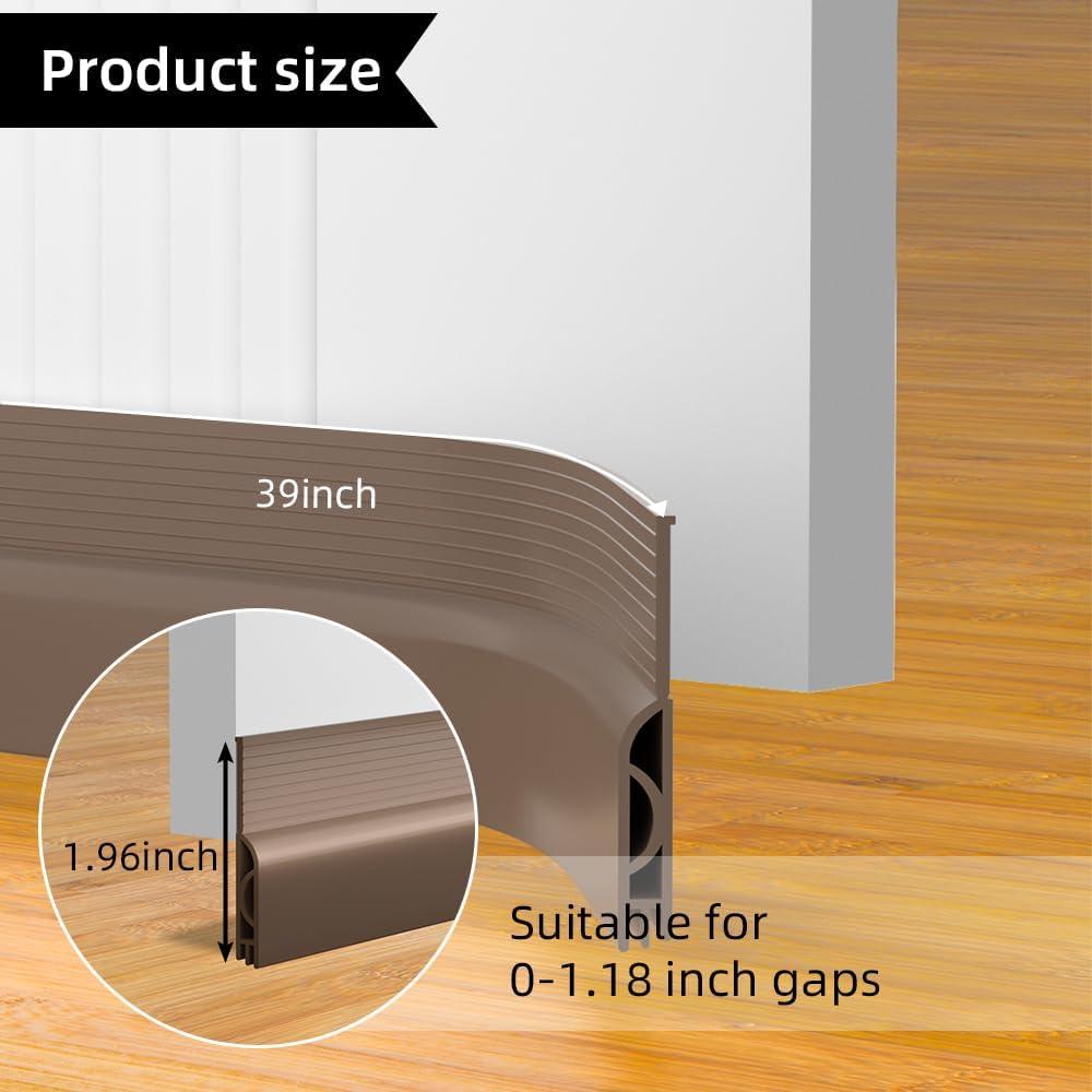 Tapón para Corrientes de Aire Ormein 99 cm Marrón Silicona