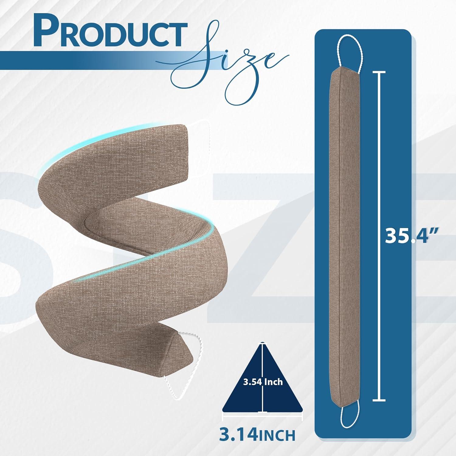 Bloqueador de Corrientes de Aire SYIPO 89.9 cm Marrón