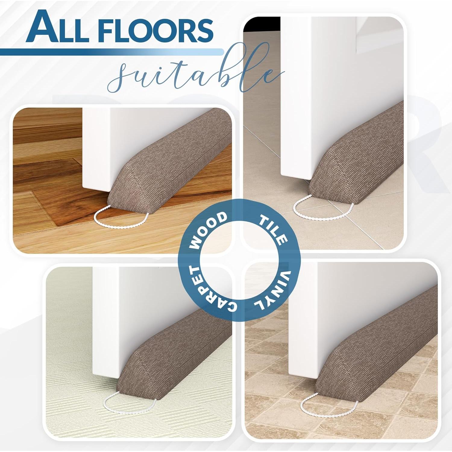 Bloqueador de Corrientes de Aire SYIPO 89.9 cm Marrón