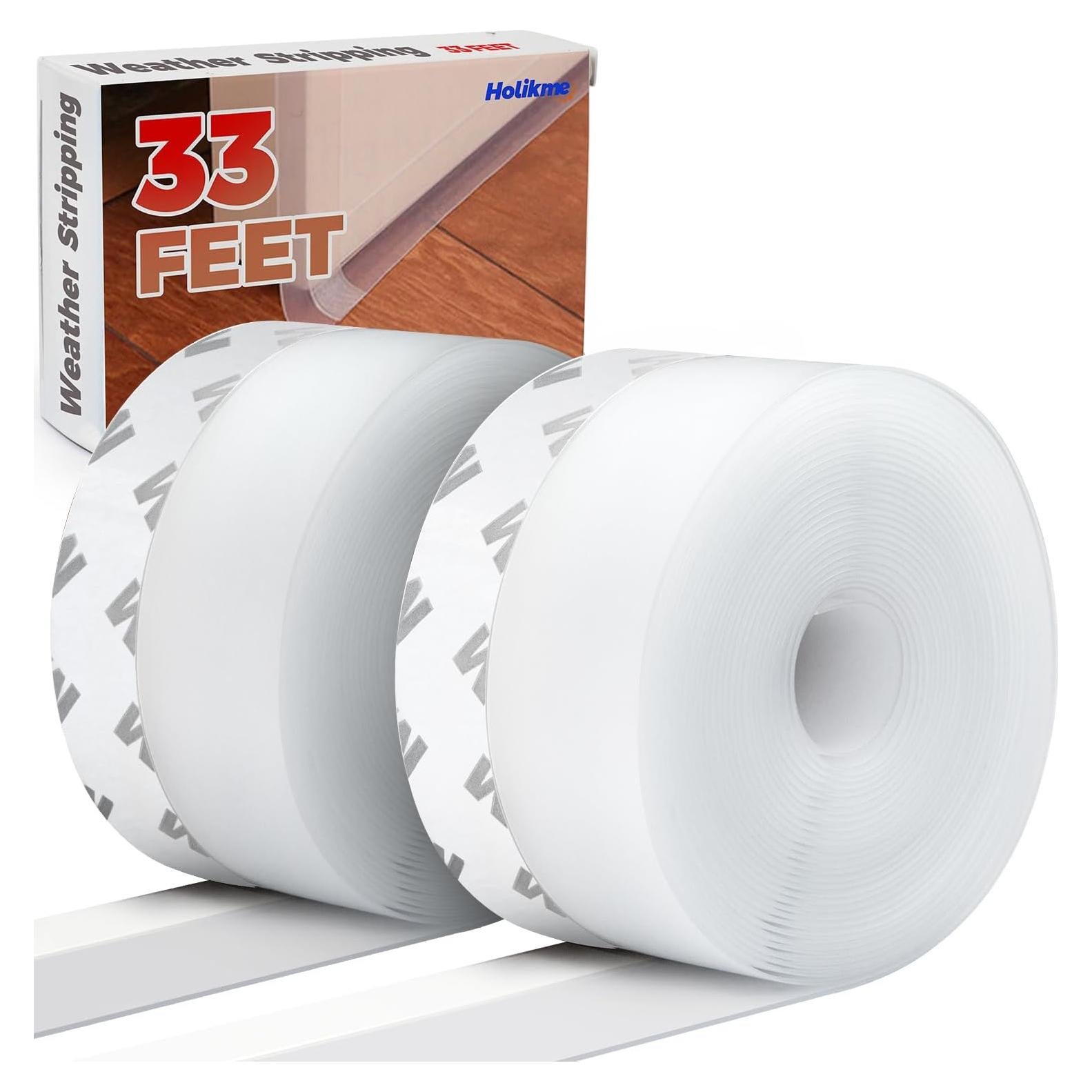 Tira de Sellado para Puertas Holikme 10,06 m Transparente