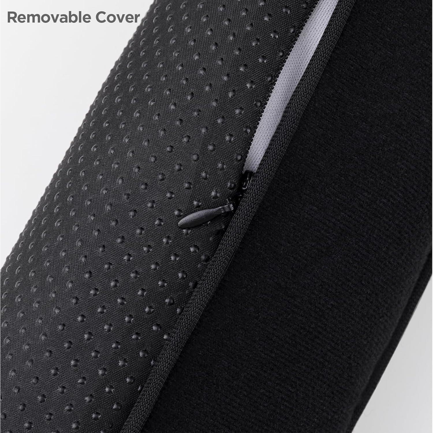 Tope de Puerta Sunolga 2 Piezas 97 cm Negro Lavable