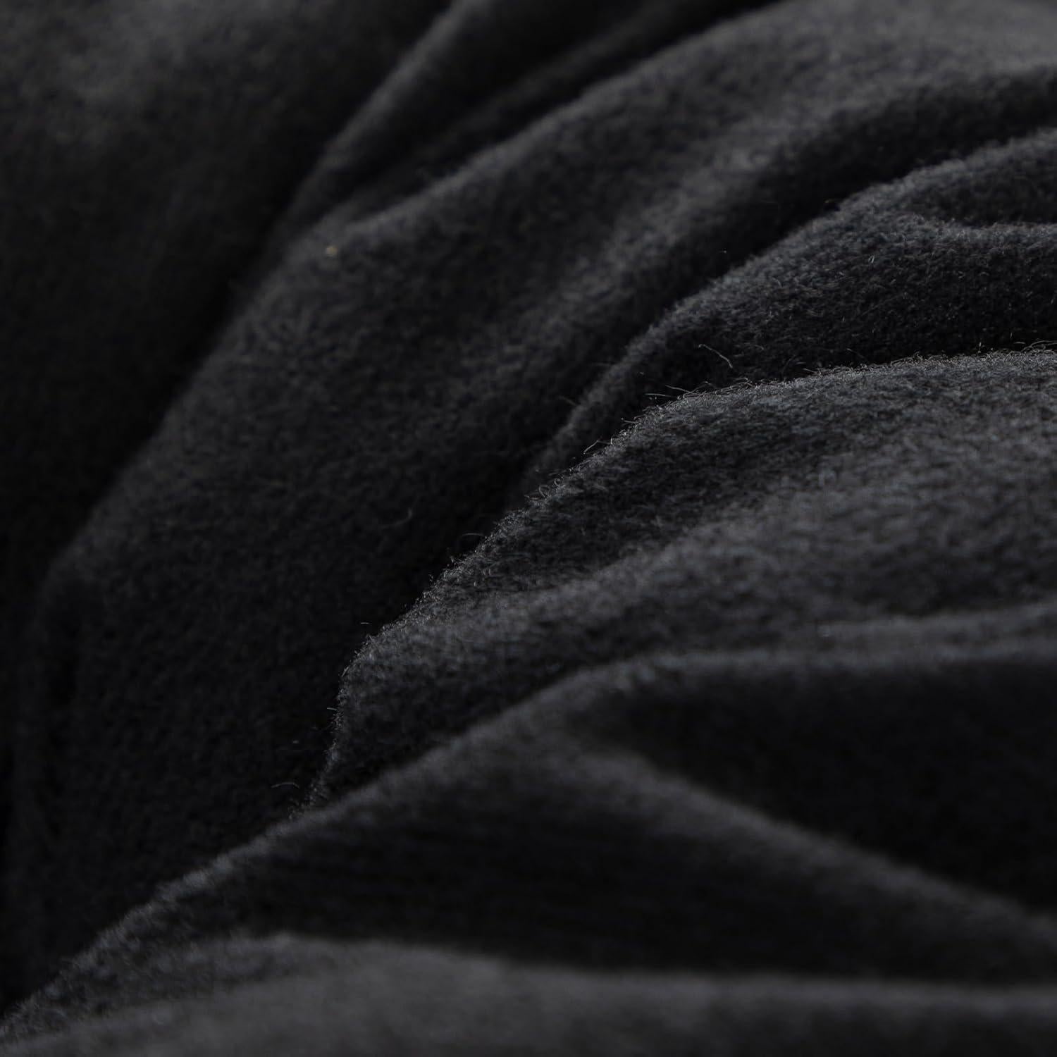 Tope de Puerta Sunolga 2 Piezas 97 cm Negro Lavable