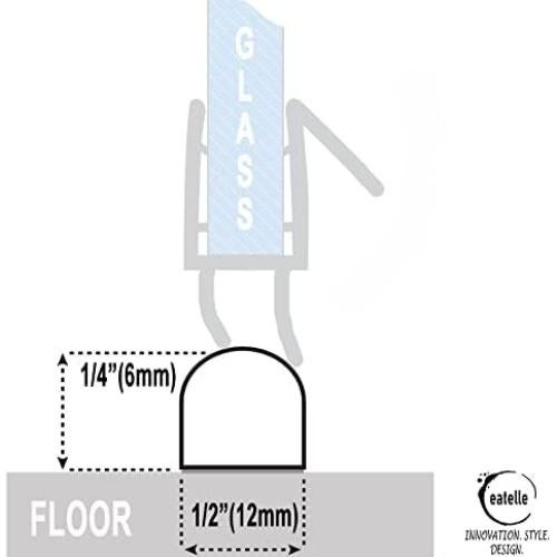 Perfil de protección contra salpicaduras Acrílico Transparente 91 cm Eatelle